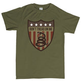 Don't Tread On Me (Shield) Men's T-shirt Style001