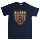 Don't Tread On Me (Shield) Men's T-shirt Style001