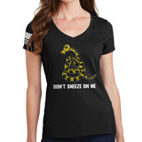 Ladies Don't Sneeze On Me V-Neck T-shirt Style001