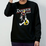 Donald Trump Vs Joe Biden The Answer 2024 shirt