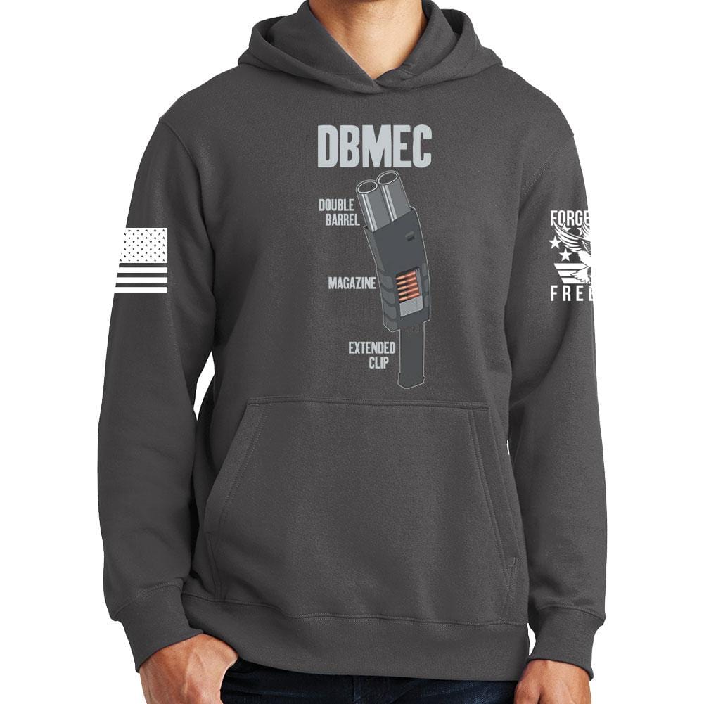 Double Barrel Magazine Extended Clip Hoodie