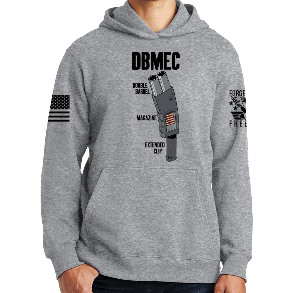Double Barrel Magazine Extended Clip Hoodie