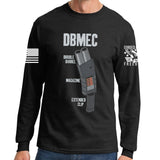 Double Barrel Magazine Extended Clip Long Sleeve T-shirt Style001