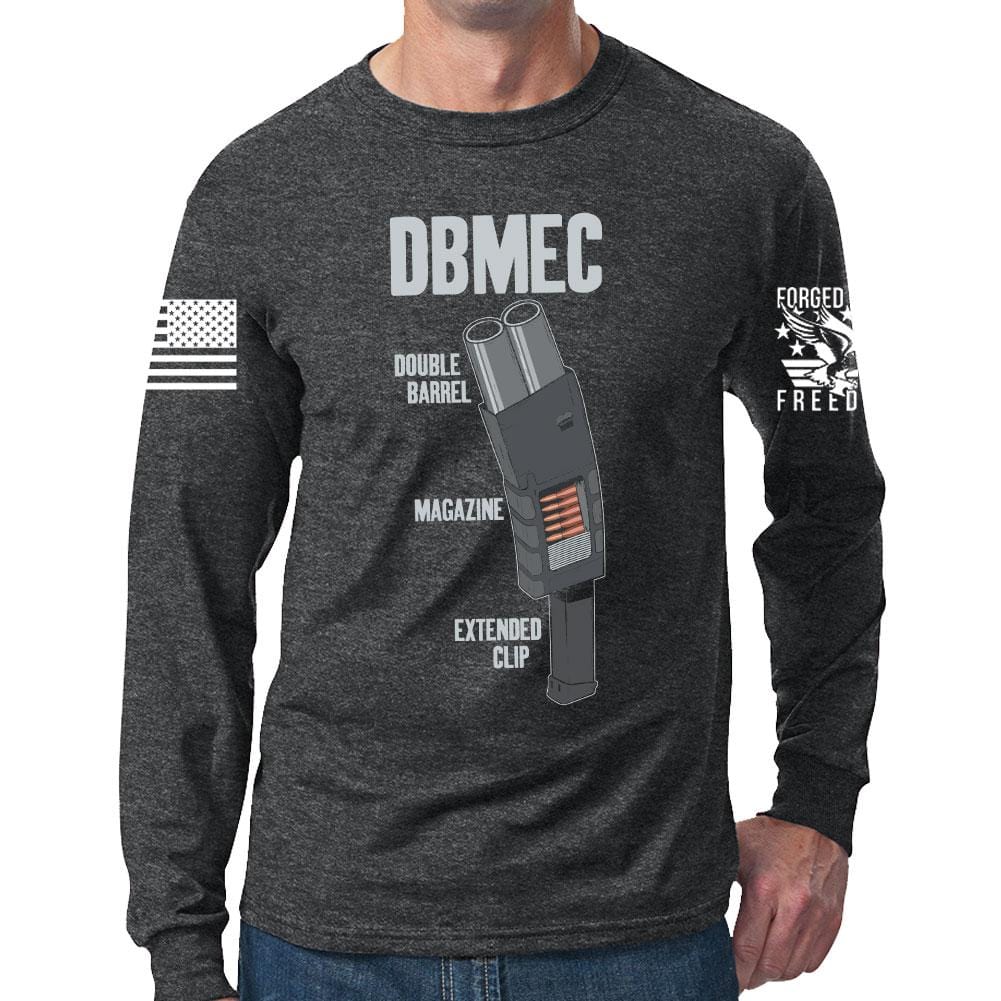 Double Barrel Magazine Extended Clip Long Sleeve T-shirt Style001