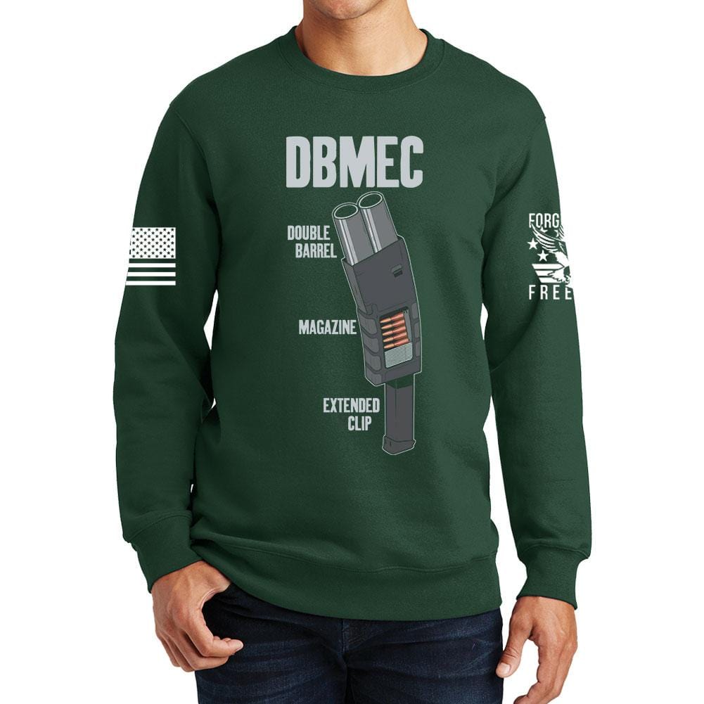 Double Barrel Magazine Extended Clip Sweatshirt Style001