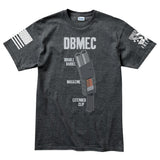 Men's Double Barrel Magazine Extended Clip T-shirt Style001