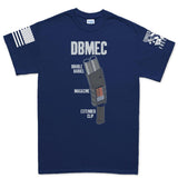 Men's Double Barrel Magazine Extended Clip T-shirt Style001