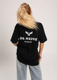 Dr. Moose Antlers Black T-Shirt