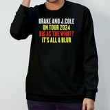 Drake and Js.Cole on Tour 2024 Shirts