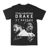 Drake/21 Savage It's All A Blur Tour 2 Graphic Tee Style001