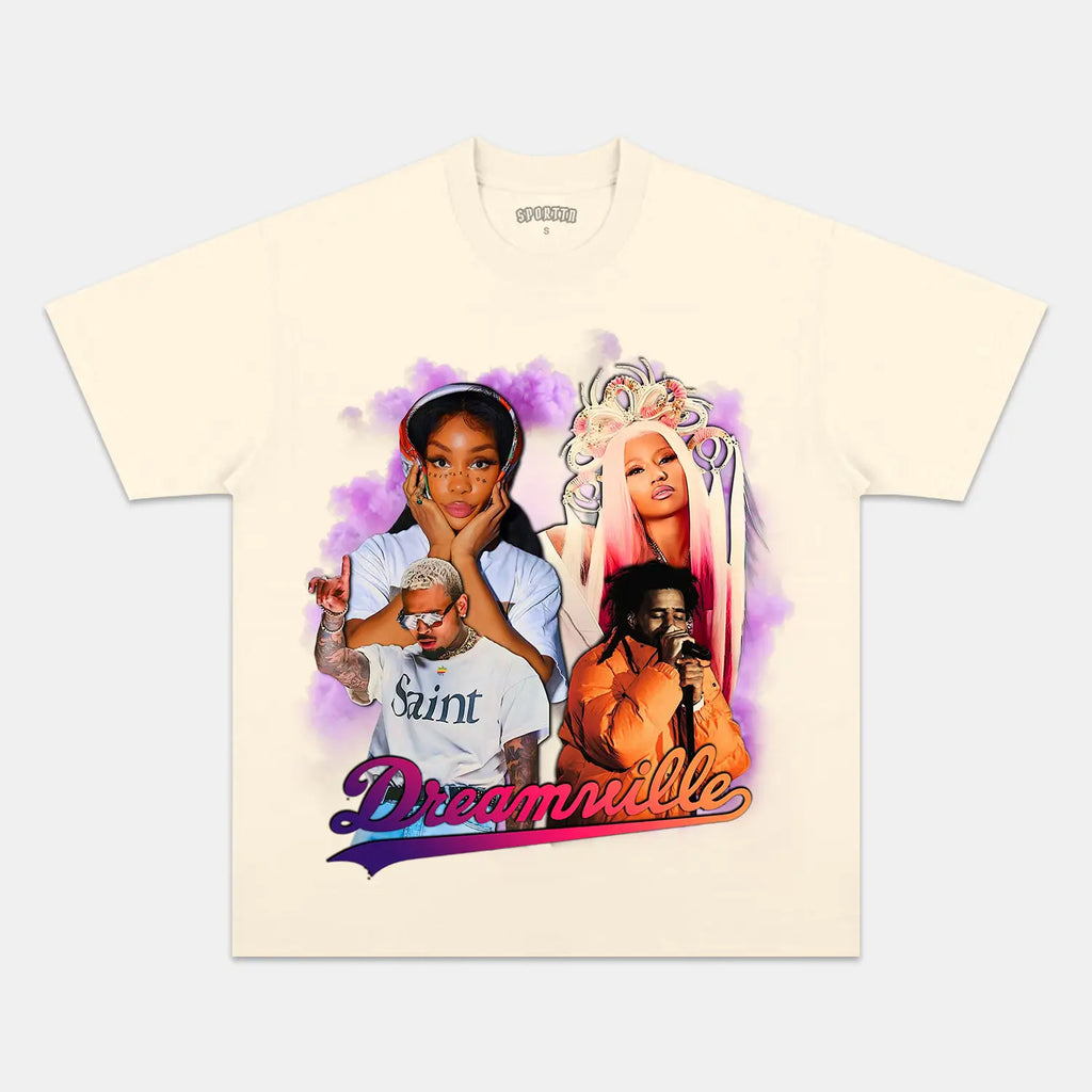 DREAMVILLE FESTIVAL-CHRIS BROWN-SZA-NICKI MINAJ-J COLE TEE