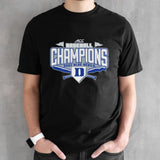 Duke Blue Devils ACC 2024 Baseball Champions Locker Room Tee shirt