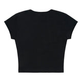 STREET FIGHTER WMNS RYU V KEN PENCIL BABY TEE (BLACK)