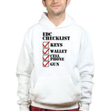 EDC Checklist Hoodie Style001