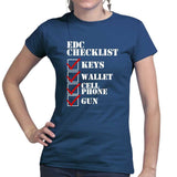 EDC Checklist Ladies T-shirt