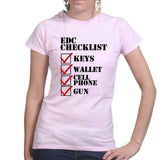 EDC Checklist Ladies T-shirt Style001
