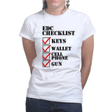 EDC Checklist Ladies T-shirt