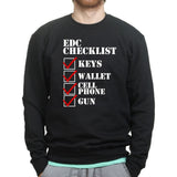 EDC Checklist Sweatshirt Style001