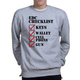 EDC Checklist Sweatshirt Style001