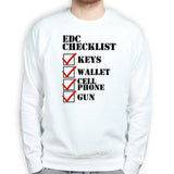 EDC Checklist Sweatshirt Style001