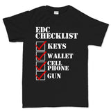 EDC Checklist Men's T-shirt Style001