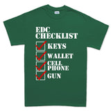 EDC Checklist Men's T-shirt Style001