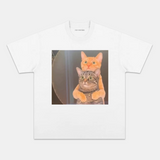 EMBRACING CAT TEE Style001