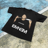 98 SLIM SHADY MACHETE 'ASK ME ABOUT' HEAVYWEIGHT BLACK T-SHIRT