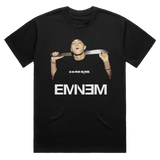 98 SLIM SHADY MACHETE 'ASK ME ABOUT' HEAVYWEIGHT BLACK T-SHIRT