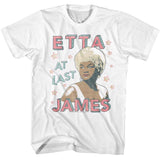 Etta James - Doodle Style - American Classics - Solid White Adult Short Sleeve T-Shirt