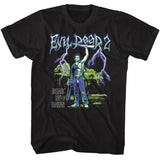 Evil Dead - Lightning - American Classics - Solid Black Adult Short Sleeve T-Shirt