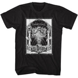 Evanescence - Broken Pieces Heart - American Classics - Solid Black Adult Short Sleeve T-Shirt