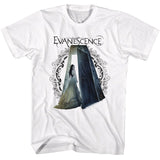 Evanescence - Mausoleum Angel - American Classics - Solid White Adult Short Sleeve T-Shirt