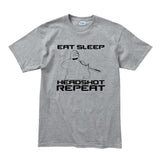 Eat Sleep Headshot Repeat Mens T-shirt