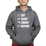 Eat Sleep Shoot Repeat Hoodie