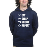 Eat Sleep Shoot Repeat Hoodie Style001