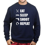 Eat Sleep Shoot Repeat Sweatshirt Style001