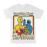 Everything I Know I Learned From The Streets Graphic Tee Style001