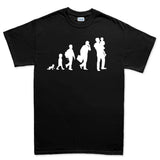 Evolution of Dad Men's T-shirt Style001