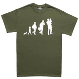 Evolution of Dad Men's T-shirt Style001