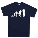 Evolution of Dad Men's T-shirt Style001
