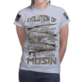 Evolution of Mosin Ladies T-shirt