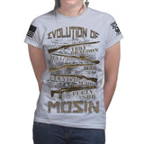 Evolution of Mosin Ladies T-shirt Style001