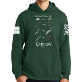Evolution of Pew Hoodie Style001