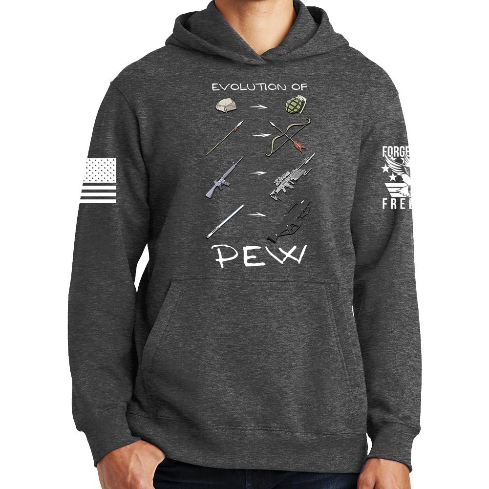 Evolution of Pew Hoodie Style001