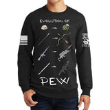 Evolution of Pew Sweatshirt Style001