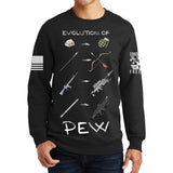 Evolution of Pew Sweatshirt
