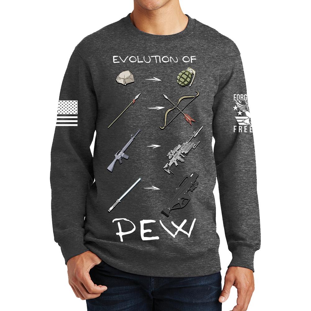 Evolution of Pew Sweatshirt