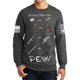 Evolution of Pew Sweatshirt