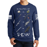 Evolution of Pew Sweatshirt Style001